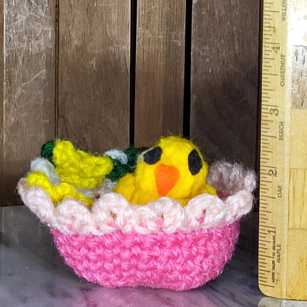 Crocheted Chick - Picture 4 of 13